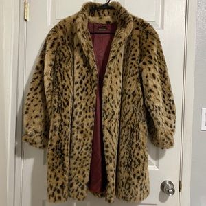 Style VI Ltd. Faux Cheetah Coat